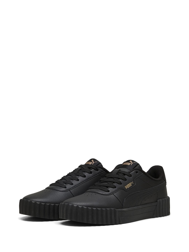 Czarny - Puma Womens Carina 3.0 Sneakers - Image 3 of 6