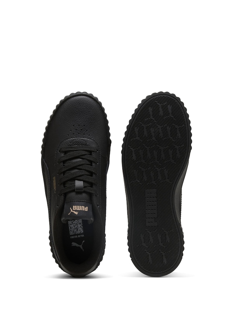 Czarny - Puma Womens Carina 3.0 Sneakers - Image 4 of 6