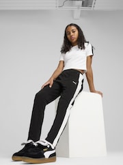 Puma Black Boys T7 ALWAYS ON Slim Track Pants - Image 1 of 3