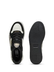 Puma Grey Womens Carina Street Snake Chic Sneakers - Image 6 of 6