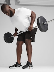 Puma White Mens Tad Essentials Solid Cat T-Shirt - Image 1 of 4