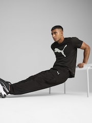 Puma Black Mens Tad Tech Woven Cargo Pants - Image 1 of 5