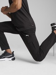 Puma Black Mens Tad Tech Woven Cargo Pants - Image 3 of 5