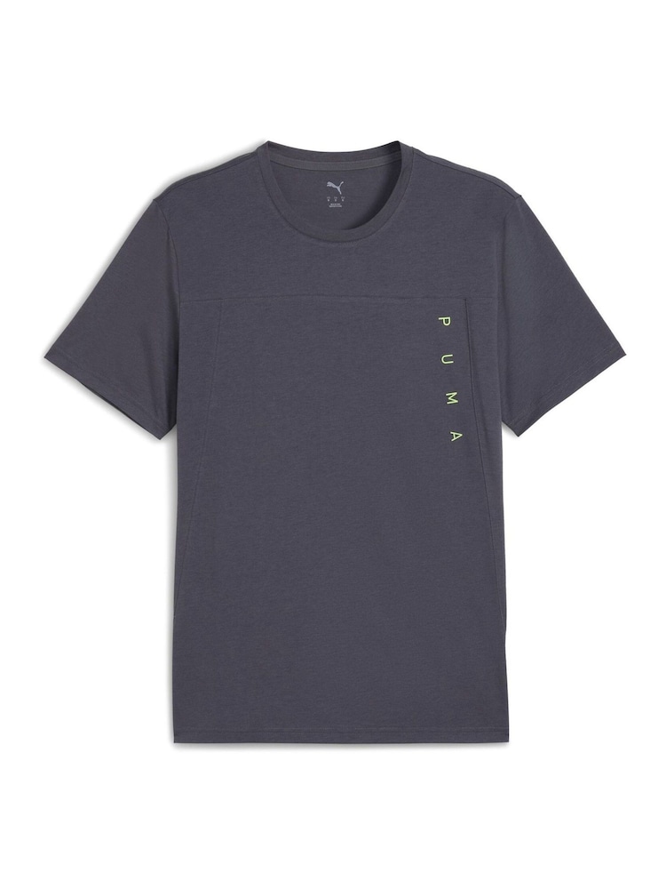 Puma Grey Mens TAD TECH Triblend T-Shirt - Image 1 of 2