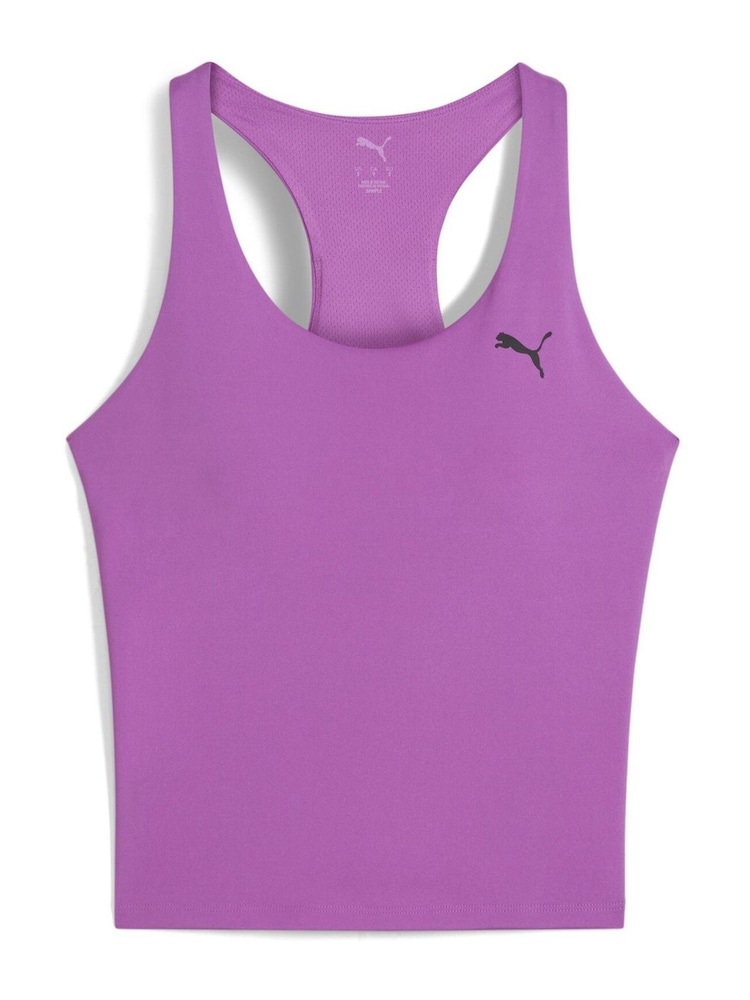 Puma Purple Womens Ad Essentials 2-In-1 Tank Top - Image 4 of 5