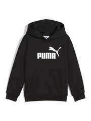 Puma Black Kids ESS No. 1 Logo Fleece Hoodie - Image 2 of 3