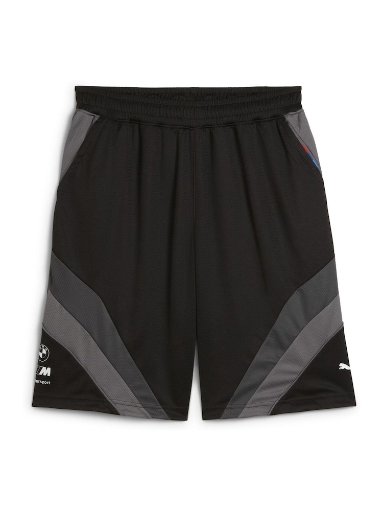 Negro - Puma Mens BMW M Motorsport Lifestyle Shorts - Imagen 2 de 3