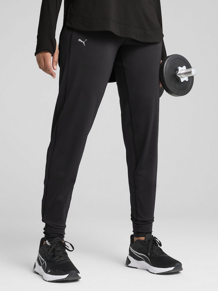 Puma Black Womens Modest Joggers - Image 2 of 5 Puma Black Womens Modest Joggers - Image 2 of 5