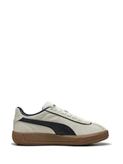 Puma White Womens Club Klassika Suede Sneakers - Image 1 of 6
