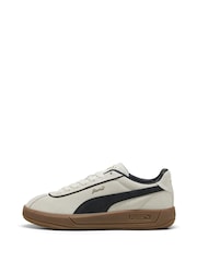 Puma White Womens Club Klassika Suede Sneakers - Image 2 of 6