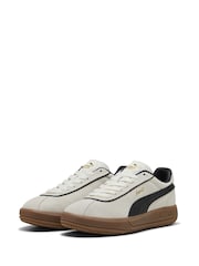 Puma White Womens Club Klassika Suede Sneakers - Image 3 of 6