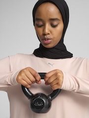 Puma Pink Womens Oversized MODEST T-Shirt - Image 4 of 5