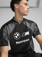 Puma Black Mens BMW M Motorsport Lifestyle Jersey - Image 3 of 5