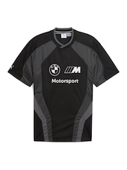 Puma Black Mens BMW M Motorsport Lifestyle Jersey - Image 4 of 5