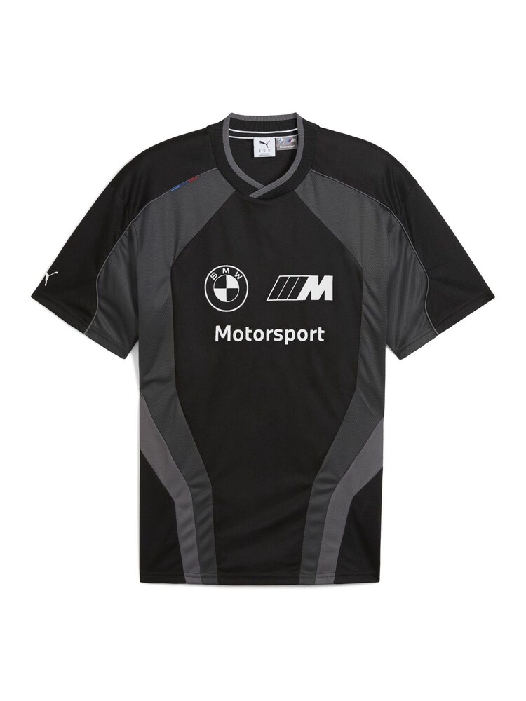 Puma Black Mens BMW M Motorsport Lifestyle Jersey - Image 4 of 5
