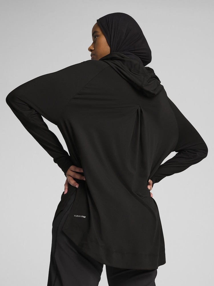 Черный - Puma Womens Modest Hoodie - Image 1 of 4