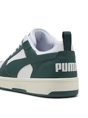Puma Off White Mens Rebound V6 Low Sneakers Trainers - Image 6 of 6