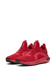 Puma Red Mens Softride Enzo 5 Running Shoes - Image 3 of 6