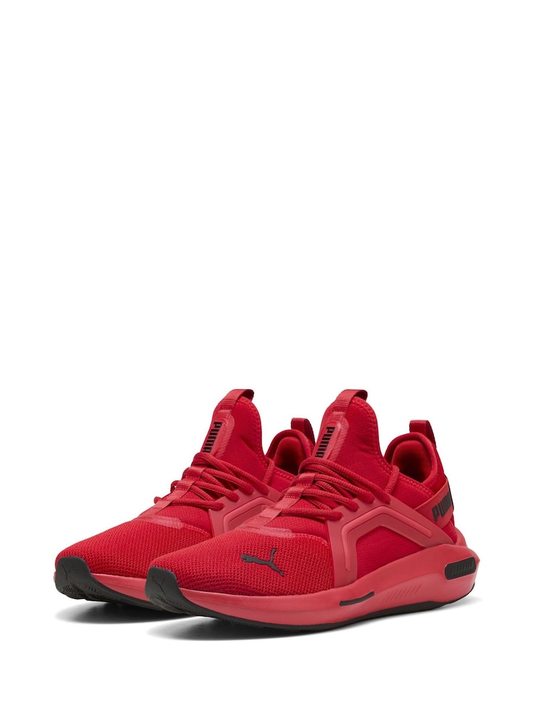 Puma Red Mens Softride Enzo 5 Running Shoes - Image 3 of 6