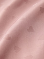 Pink Satin Jacquard Button Through Pyjamas Top - Image 9 of 9