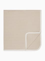 Stripe Cotton & Bamboo Soft Jersey Blanket - Image 1 of 2