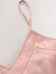 Pink Satin Jacquard Cami Pyjama Top - Image 2 of 3