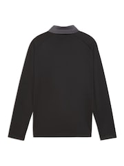 Puma Black Boys individualLIGA Quarter-Zip Top - Image 2 of 2