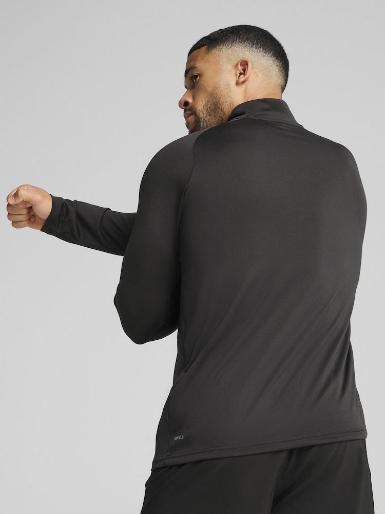 Puma Mens TAD TECH Fabric Mix 1/4 Zip Top - Bild 2 von 5