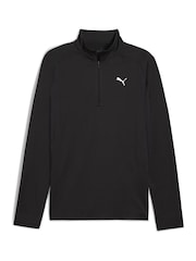 Puma Mens TAD TECH Fabric Mix 1/4 Zip Top - Bild 4 von 5