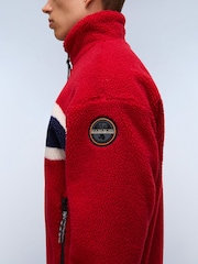 Napapijri Red Fiemme Fleece - Image 4 of 9