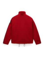 Napapijri Red Fiemme Fleece - Image 9 of 9