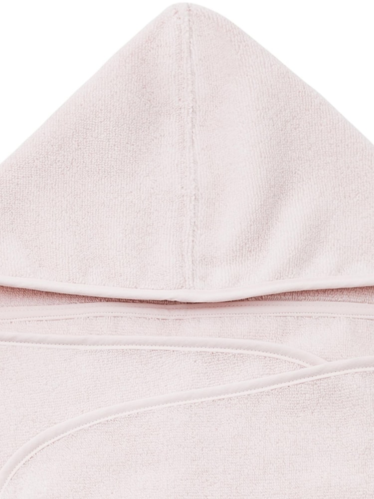 MORI Pink Organic Cotton Super Soft Kids Hooded Towel - Image 3 of 3