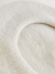 Cream Beret Hat (3mths-16yrs) - Image 2 of 3