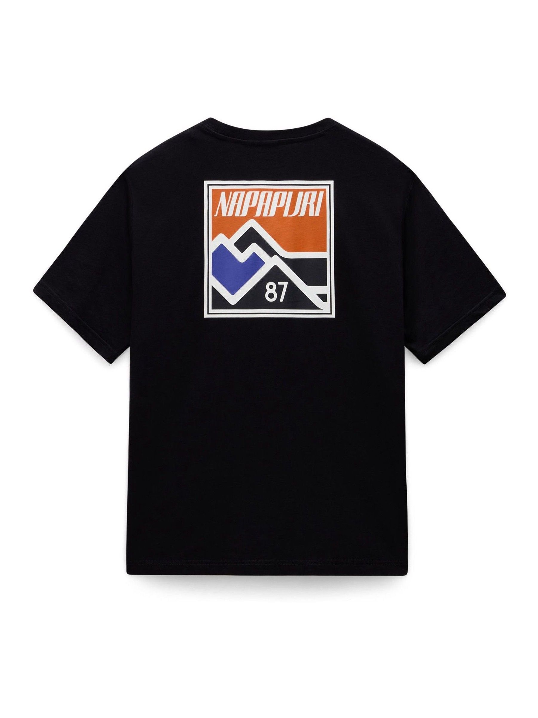 Buy Napapijri Black Guide Short Sleeve T-Shirt from Next Oman