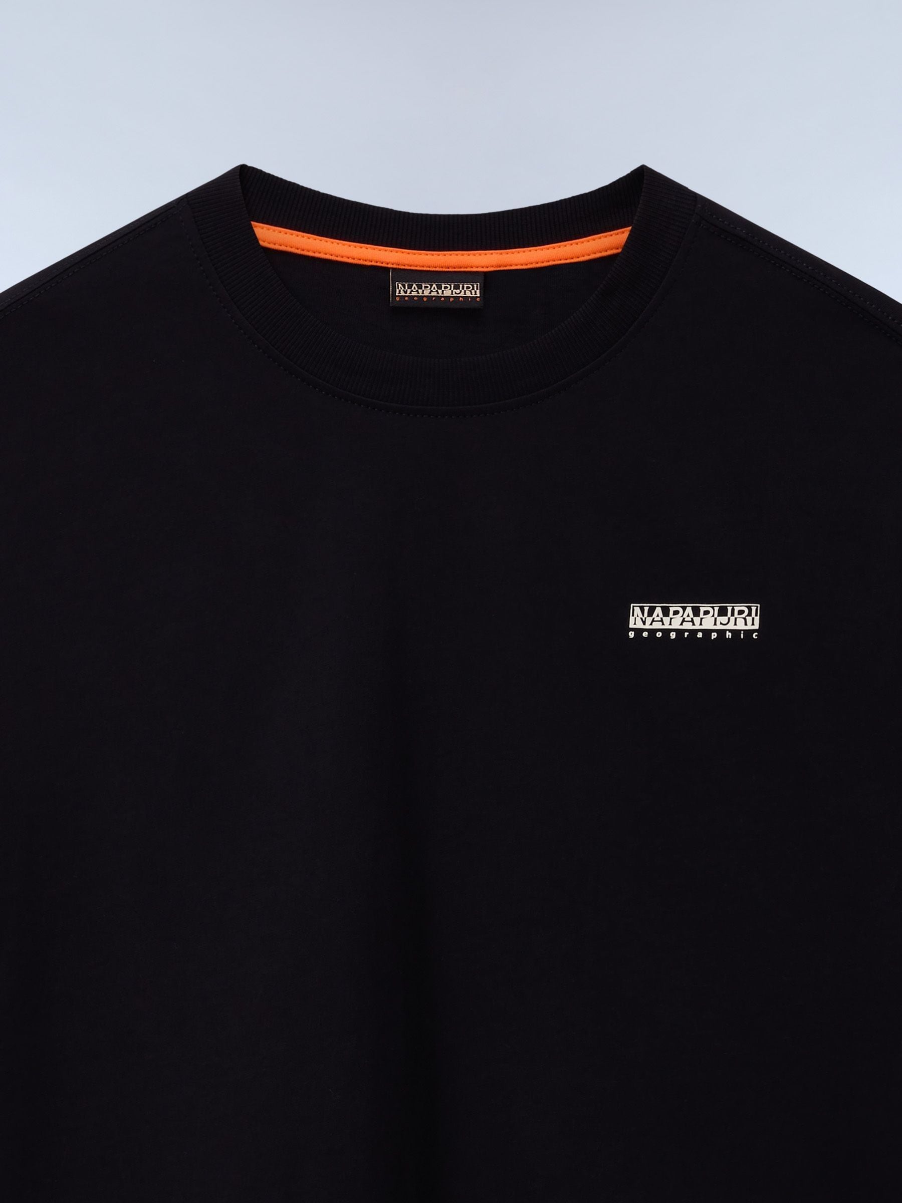 Buy Napapijri Black Small Box Short Sleeve T-Shirt from Next USA