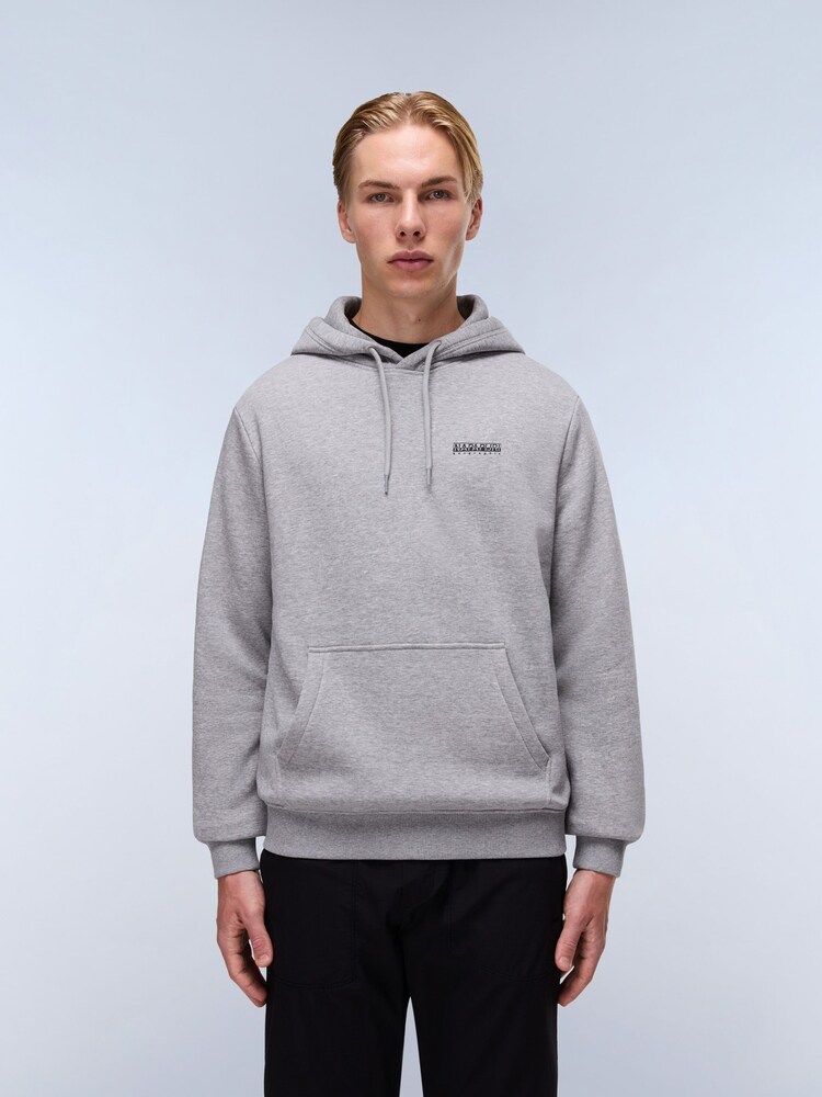 Napapijri Grey Guide Hoodie - Image 1 of 8