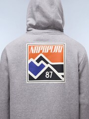 Napapijri Grey Guide Hoodie - Image 5 of 8