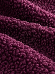 Berry Red Borg Half Zip Fleece - Image 4 of 4