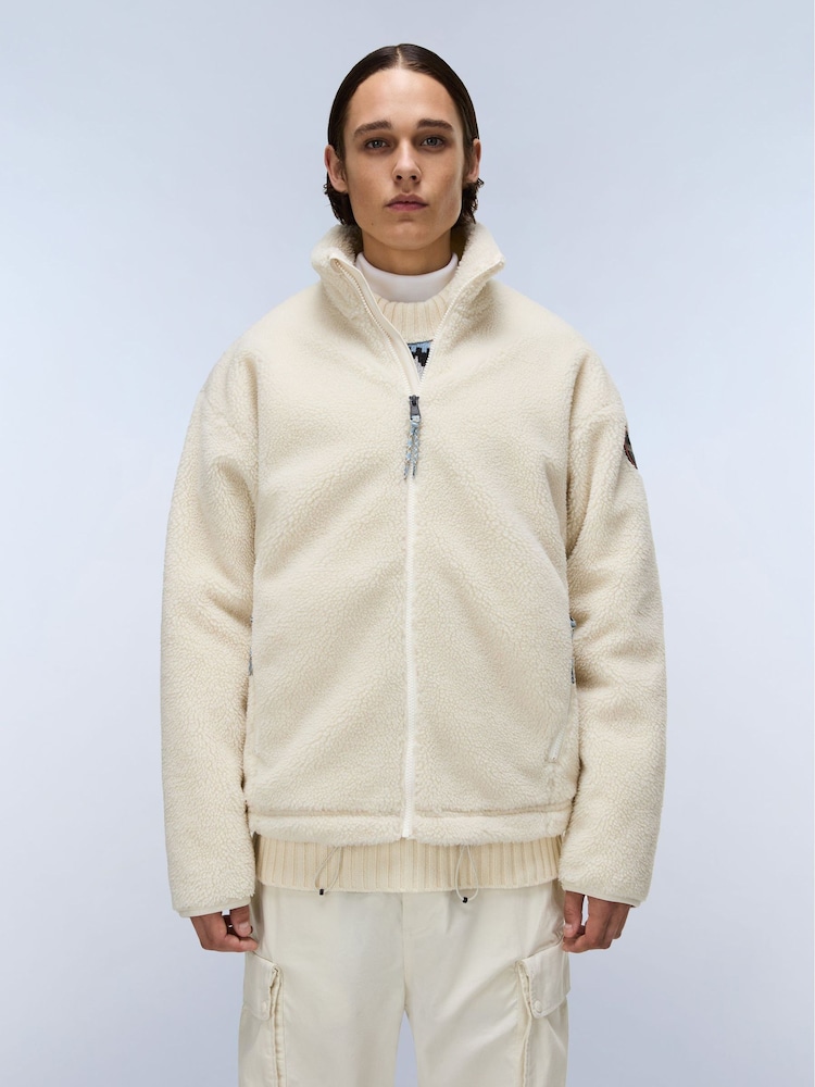 Napapijri Fiemme White Fleece - Image 2 of 8