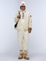 Napapijri Fiemme White Fleece - Image 3 of 8