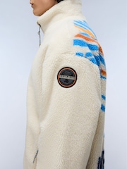 Napapijri Fiemme White Fleece - Image 6 of 8