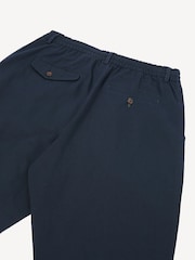 Universal Works Blue Pleated Trackpant 100% Cotton Trousers - Image 10 of 11