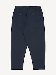 Universal Works Blue Pleated Trackpant 100% Cotton Trousers - Image 8 of 11