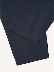 Universal Works Blue Pleated Trackpant 100% Cotton Trousers - Image 9 of 11