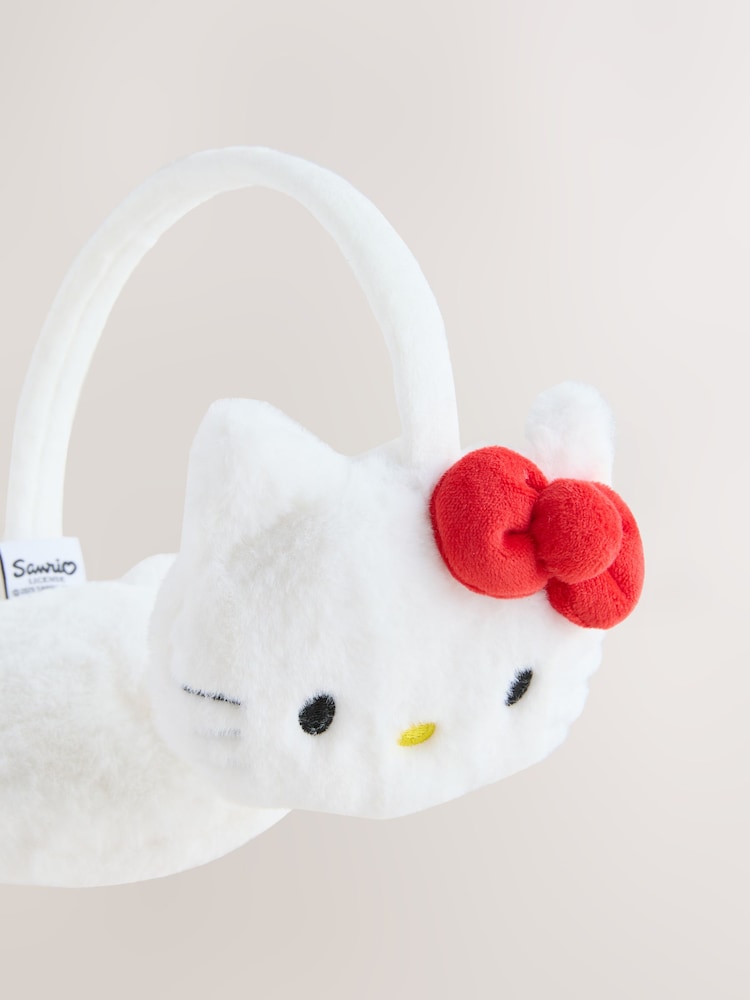Cream/Red Hello Kitty Ear Muff - Image 3 of 3 Cream/Red Hello Kitty Ear Muff - Image 3 of 3
