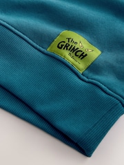 Forest Green The Grinch Official License Fun Wreath Bow Christmas Graphic Jumper Sweatshirt - Image 7 of 8