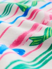 Pink/Blue Seasonal Bows All Over Print Graphic Longsleeve Crewneck Sweatshirt - Image 7 of 8