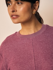 Brown/Pink Cosy Soft Touch Rib Crew Neck Jumpers 2 Pack - Image 4 of 9