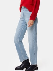 Whistles Blue Authentic Column Leg Jeans - Image 4 of 5