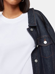 Whistles Relaxed Long Sleeve 100% Cotton T-Shirt - Imagen 4 de 5